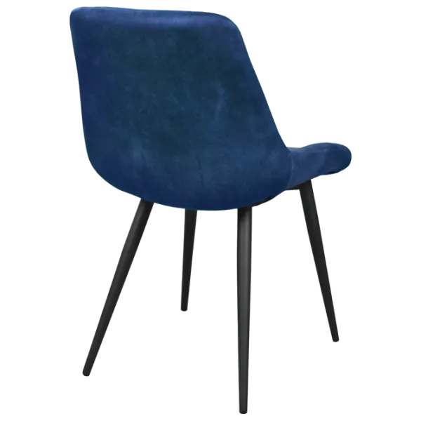 Кухонный стул Deco Nicole PL 12 Палладий/ Синий Черный photo 4