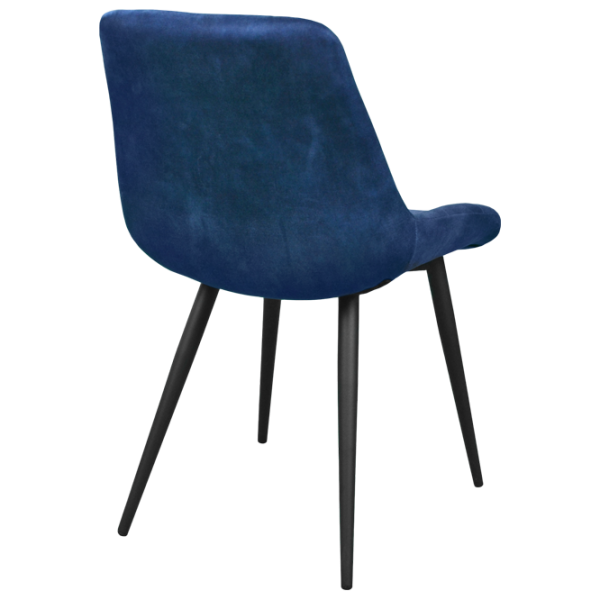 Кухонный стул Deco Nicole PL 12 Палладий/ Синий Черный photo 4
