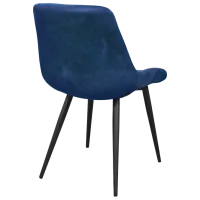 Scaun de bucătărie Deco Nicole PL 12 Palladium/ Blue Black photo 4