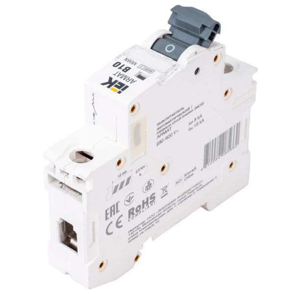 Întrerupător automat IEK AR-M06N-1-B010 Modulară / 10 A photo 4