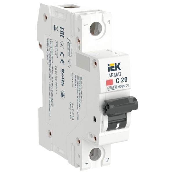 Автоматический выключатель IEK AR-M06N-1-C020DC Модульная / 20 A photo 1