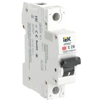 Автоматический выключатель IEK AR-M06N-1-C020DC Модульная / 20 A