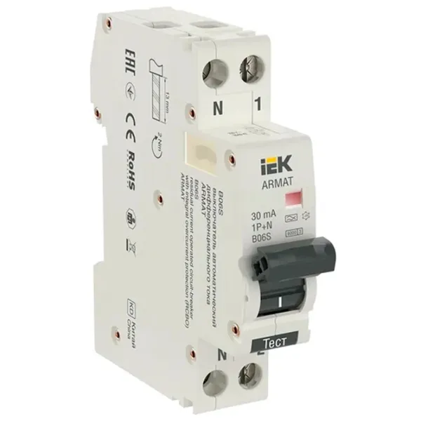 Întrerupător automat IEK AR-M06N-1-C020DC Modulară / 10 A photo 1