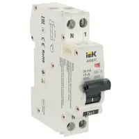 Întrerupător automat IEK AR-M06N-1-C020DC Modulară / 10 A