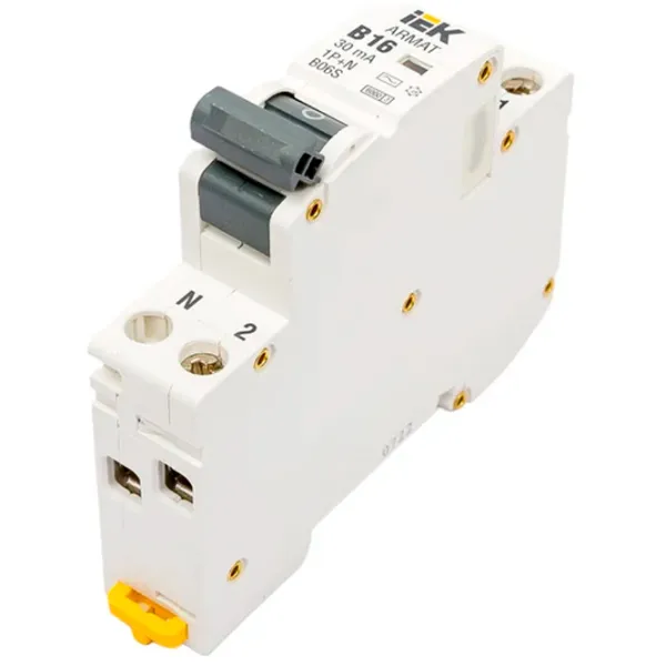 Автоматический выключатель IEK AR-B06S-1N-B16C030 Модульная / 16 A photo 1