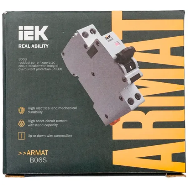 Автоматический выключатель IEK AR-B06S-1N-B16C030 Модульная / 16 A photo 3
