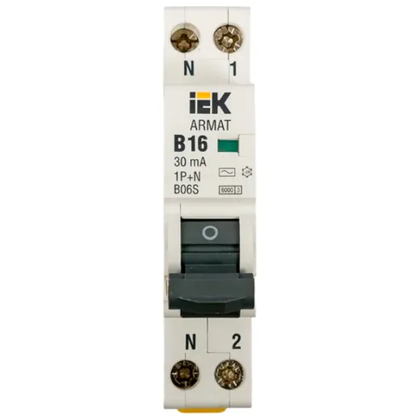 Автоматический выключатель IEK AR-B06S-1N-B16C030 Модульная / 16 A photo 4