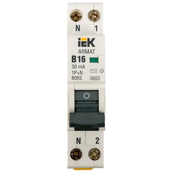 Автоматический выключатель IEK AR-B06S-1N-B16C030 Модульная / 16 A photo 4