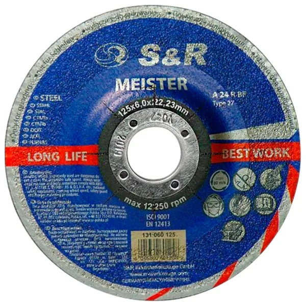 Disc de șlefuit S&R 131060125  photo 1