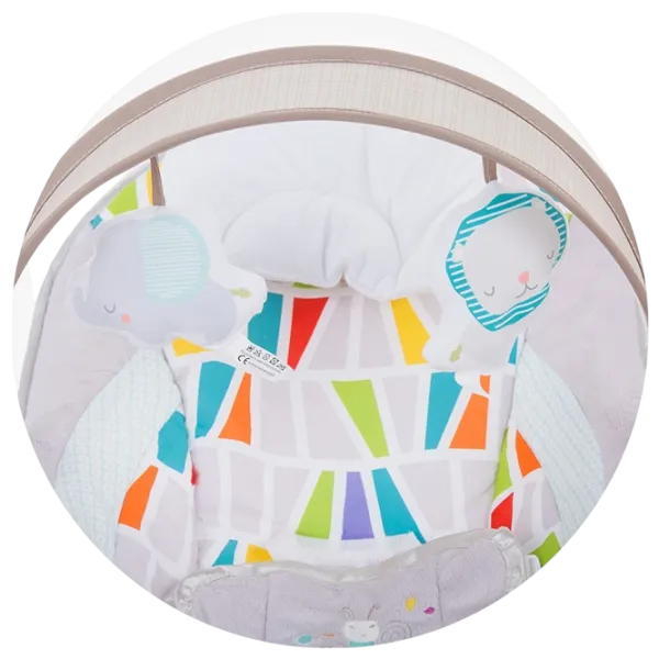 Leagăn pentru bebeluși Chipolino Dolce (SHEDL0202SN) 9 kg/ Gray photo 3