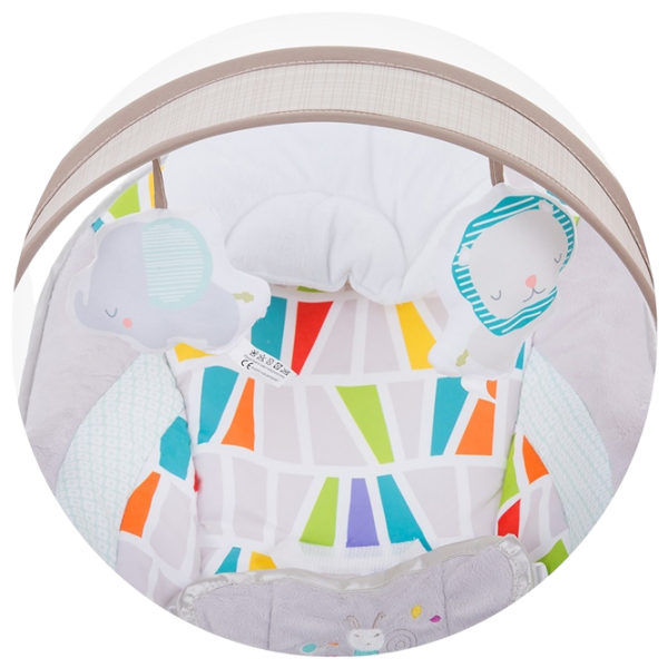 Leagăn pentru bebeluși Chipolino Dolce (SHEDL0202SN) 9 kg/ Gray photo 3