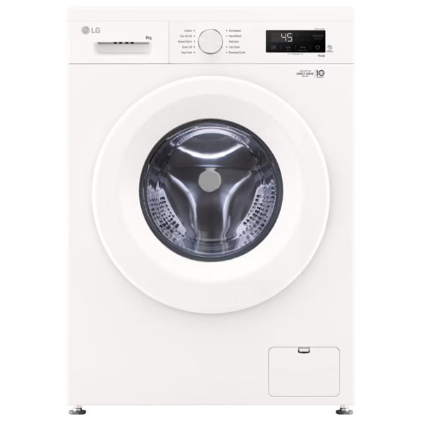 Стиральная машина LG F4X1008NWH 8 кг / 1400 об/мин / Белый photo 1 Стиральная машина LG F4X1008NWH 8 кг / 1400 об/мин / Белый photo 1