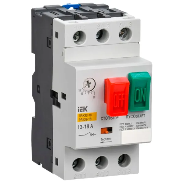 Starter IEK DMS11-018 18 A / 230 V - 600 V photo 1