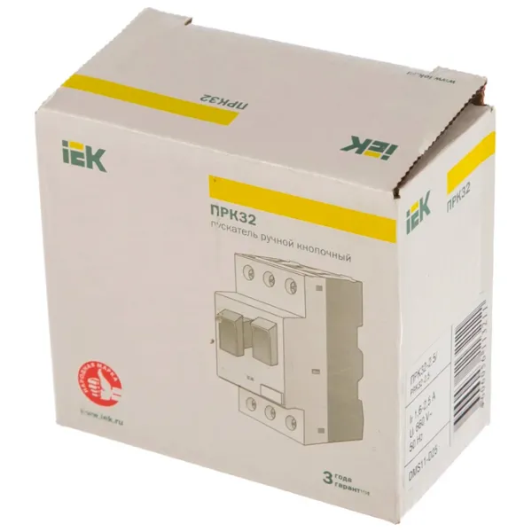 Starter IEK DMS11-D25 2.5 A / 230 V - 600 V photo 2