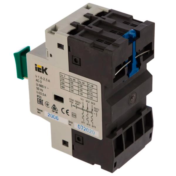 Starter IEK DMS11-D25 2.5 A / 230 V - 600 V photo 3