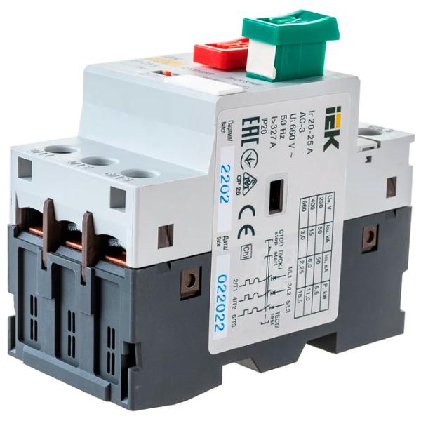 Starter IEK DMS11-025 25 A / 600 V photo 2