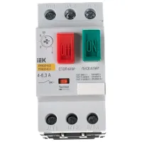 Пускатель IEK DMS11-D63 6.3 А / 230 Вт - 600 Вт