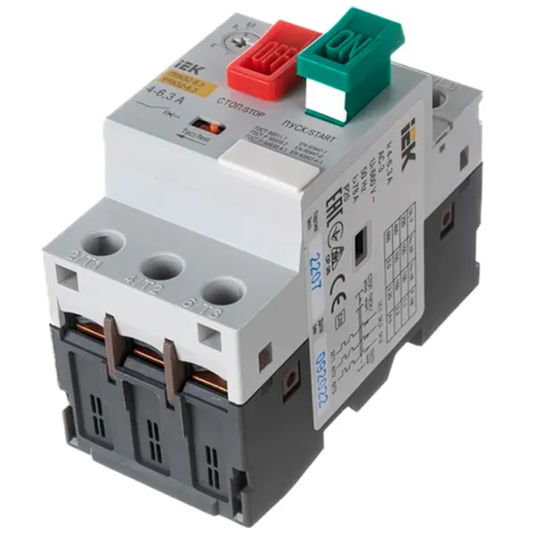 Starter IEK DMS11-D63 6.3 A / 230 V - 600 V photo 2