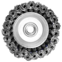 Perie cupă din sârmă răsucită S&R 136250100 100 mm photo 3