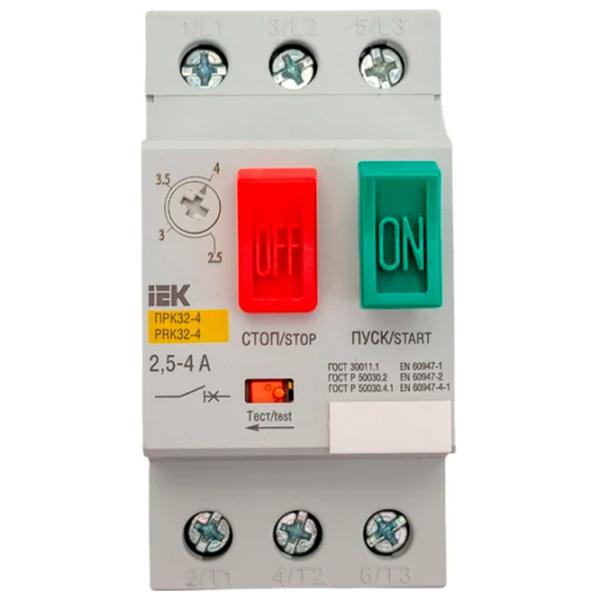 Starter IEK DMS11-004 4 A / 660 V photo 1