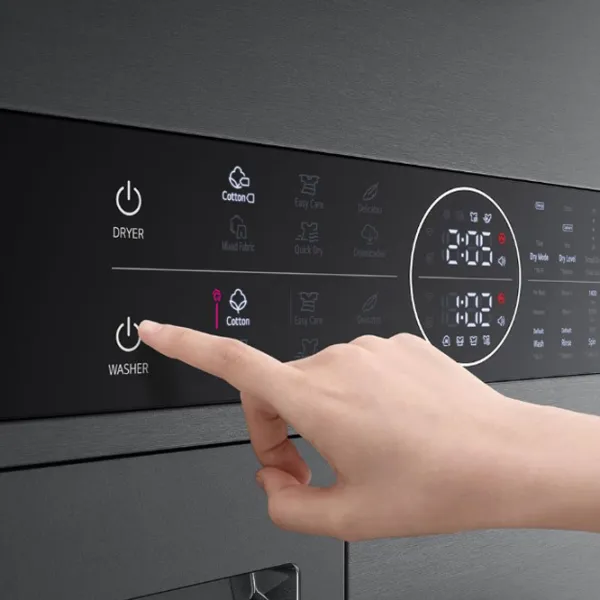 Mașină de spălat cu uscător LG WT1210BBF 12 kg / 1400 rpm / Graphite photo 11