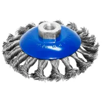 Perie conică din sârmă împletită S&R 136450115 115 mm