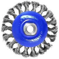 Perie conică din sârmă împletită S&R 136450115 115 mm photo 2