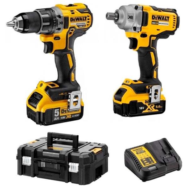 Набор инструментов Dewalt DCK2077P2T 18 V / 2 photo 1