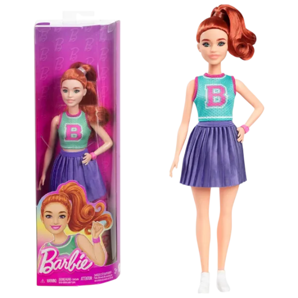 Păpușă Barbie Fashionista in purple skirt HYT90 model / 3+ photo 1 Păpușă Barbie Fashionista in purple skirt HYT90 model / 3+ photo 1