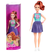 Păpușă Barbie Fashionista in purple skirt HYT90 model / 3+