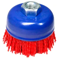 Perie cupă din sârmă ondulată S&R 136860075 75 mm