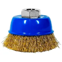 Чашечная щетка из гофрированной проволоки S&R 136132065 65 мм