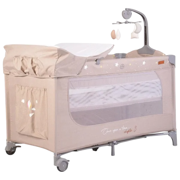 Țarc pentru copii Cangaroo Once Upon a time 3 (00863753) 0 luni - 3 ani / Beige photo 1