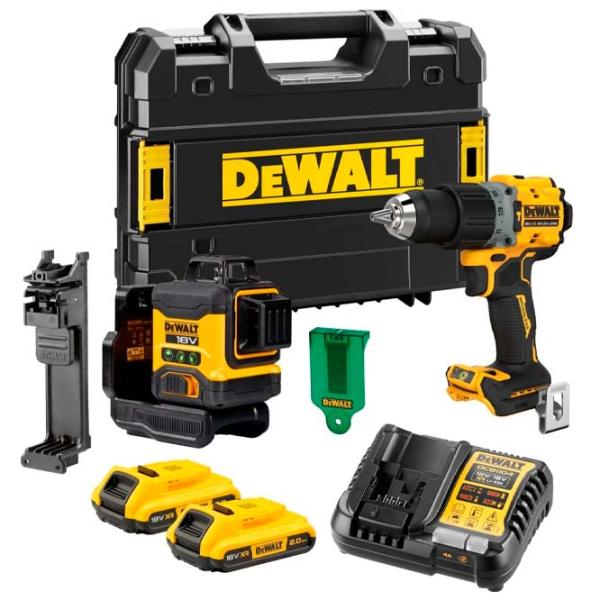 Набор инструментов Dewalt DCK2095D2T 18 V / 2 photo 1