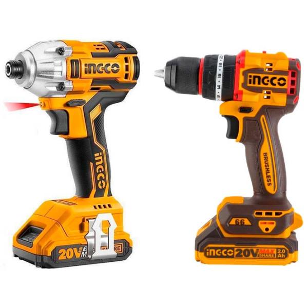 Set scule INGCO CKLI20277 20 V / 2 photo 3
