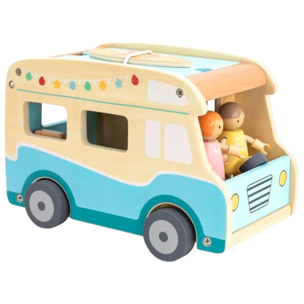 Mașină VIGA Camper Van 44688  / / Blue Wood photo 1