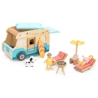Mașină VIGA Camper Van 44688 / / Blue Wood photo 3