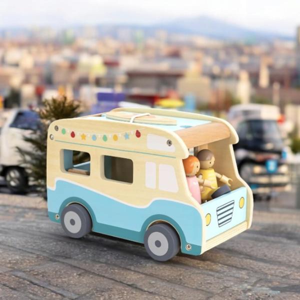 Mașină VIGA Camper Van 44688  / / Blue Wood photo 5