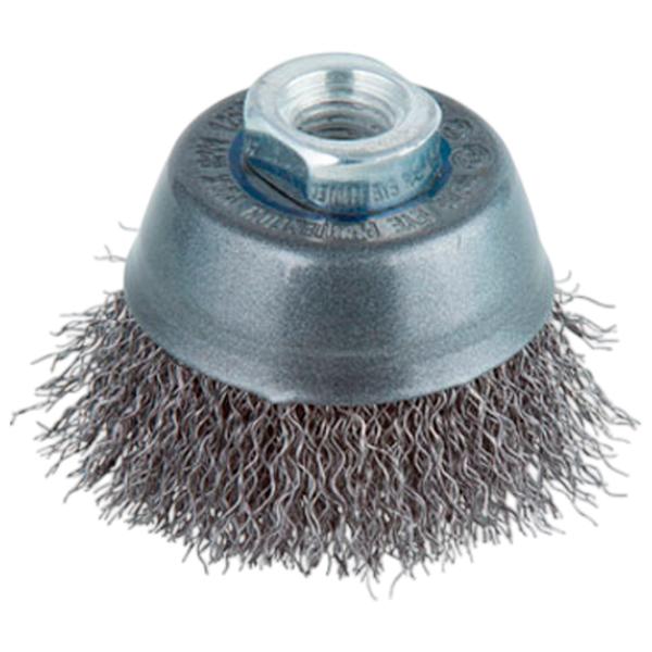 Perie cupă din sârmă ondulată Wolfcraft 2702000 70 mm photo 1 Perie cupă din sârmă ondulată Wolfcraft 2702000 70 mm photo 1