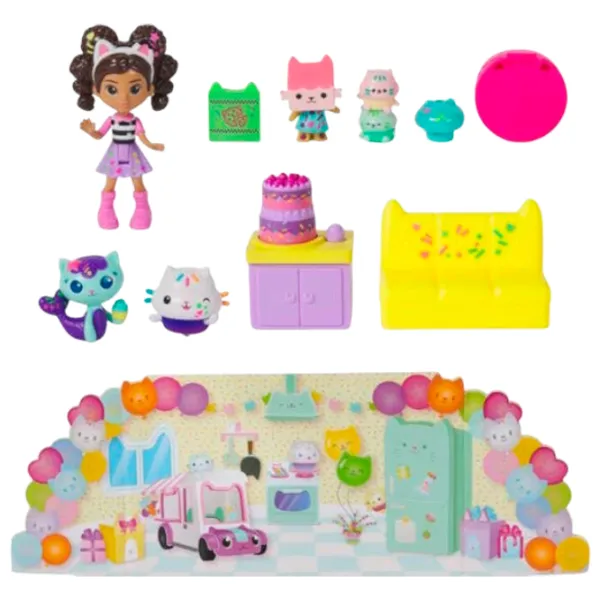Фигурки Spin Master Gabby`s Dollhouse Подарок на день рождения Бриошесель 3+ / Разноцветный photo 3 Фигурки Spin Master Gabby`s Dollhouse Подарок на день рождения Бриошесель 3+ / Разноцветный photo 3
