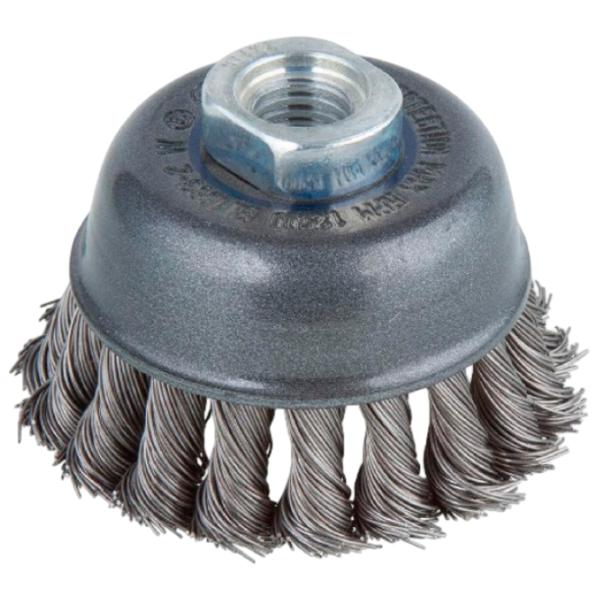Perie cupă din sârmă răsucită Wolfcraft 2125000 75 mm photo 1 Perie cupă din sârmă răsucită Wolfcraft 2125000 75 mm photo 1
