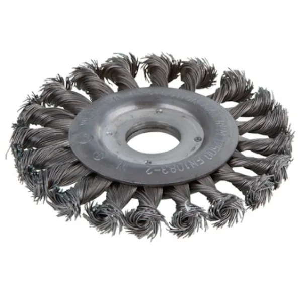 Perie disc din sârmă răsucită Wolfcraft 2148000 115 mm photo 1 Perie disc din sârmă răsucită Wolfcraft 2148000 115 mm photo 1