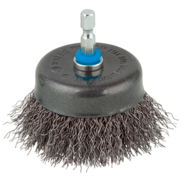 Perie cupă din sârmă ondulată Wolfcraft 2106000 50 mm photo 1 Perie cupă din sârmă ondulată Wolfcraft 2106000 50 mm photo 1