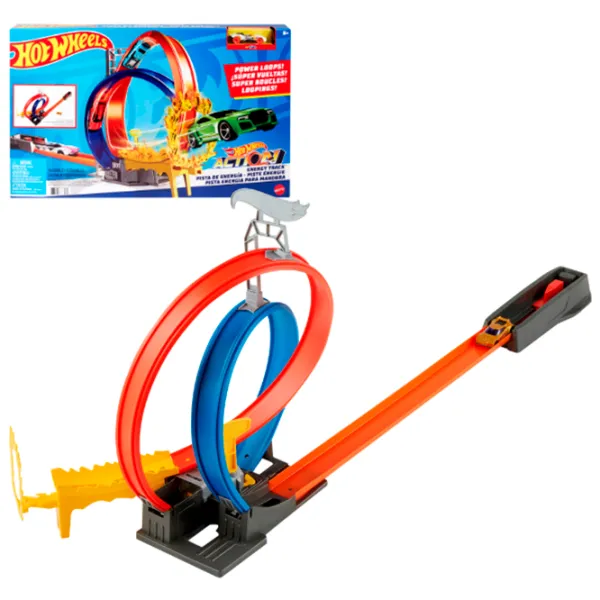 Pistă auto Hot Wheels Energy Track GND92  / / Yellow Red photo 4