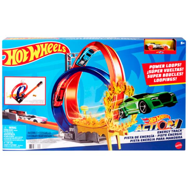 Pistă auto Hot Wheels Energy Track GND92  / / Yellow Red photo 5