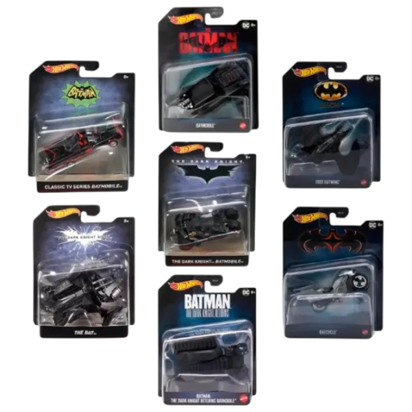 Set de mașini Hot Wheels Batman K-DKL20  / / Gray Black photo 1