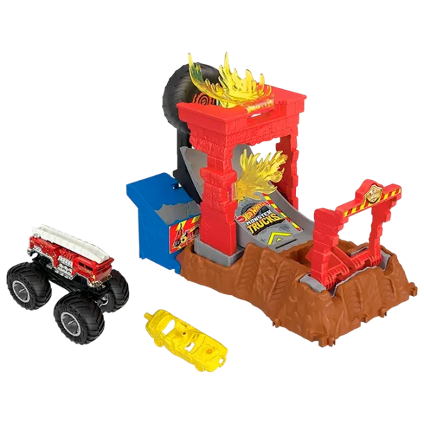 Интерактивная игрушка Hot Wheels Monster Trucks Arena Smashers HNB87 4+ / Разноцветный Красный photo 1
