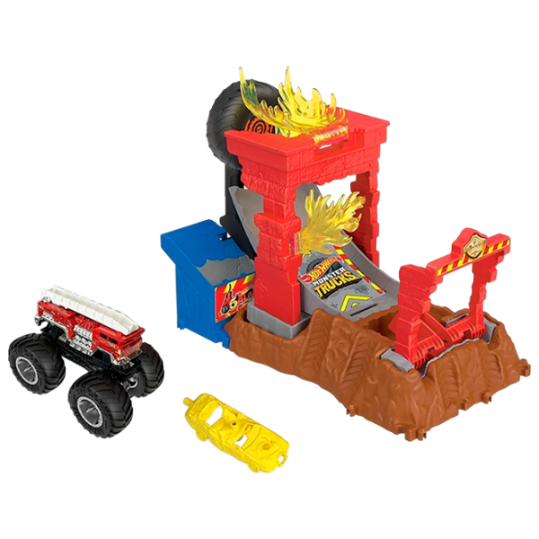 Интерактивная игрушка Hot Wheels Monster Trucks Arena Smashers HNB87 4+ / Разноцветный Красный photo 1