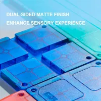 Pistă auto Mideer Grooved Magnetic Tiles MD6395 / / Multicolor Multicolor photo 7