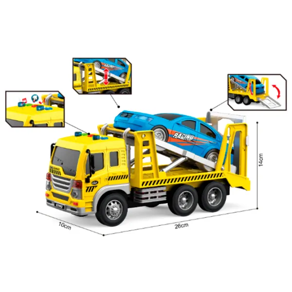 Mașină Wenyi Wrecker WY300G  / / Black Yellow photo 2 Mașină Wenyi Wrecker WY300G  / / Black Yellow photo 2